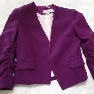 H&M Fuschia / Purple Blazer w/ 3/4 length Sleeves